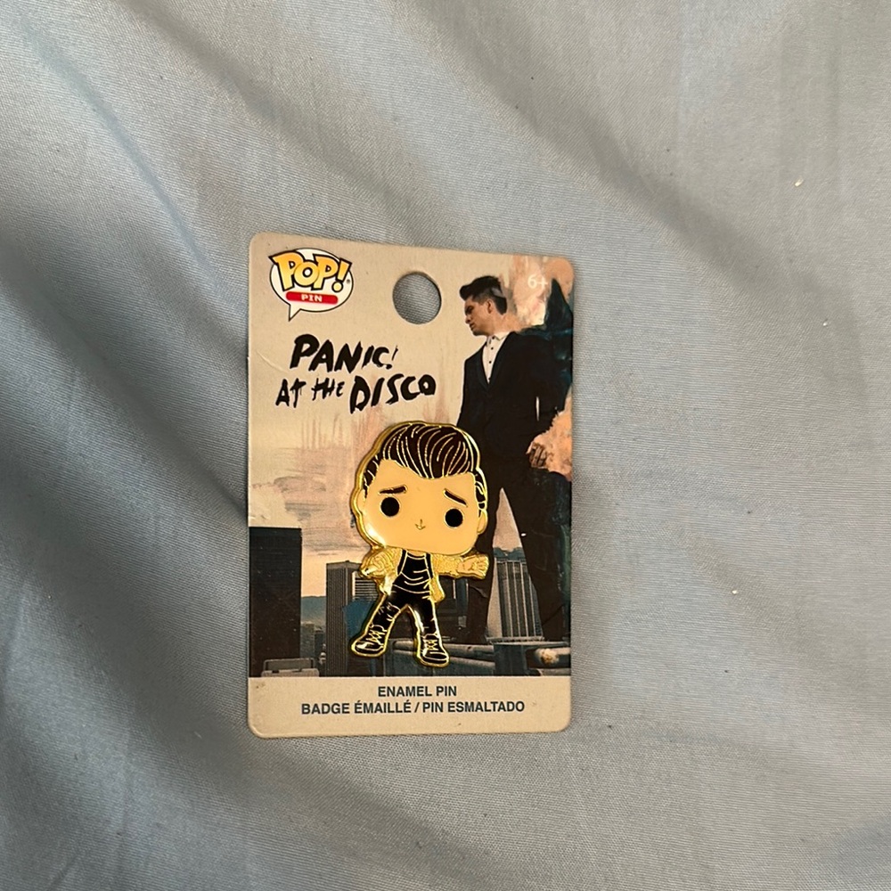 NWT Panic! At the Disco Brendon Urie enamel funko pop pin